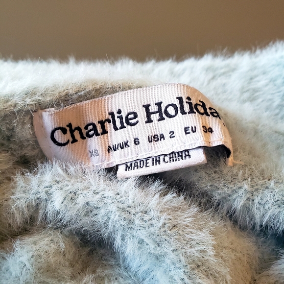 Charlie Holiday XS soft sweater light blue - Picture 4 of 5
